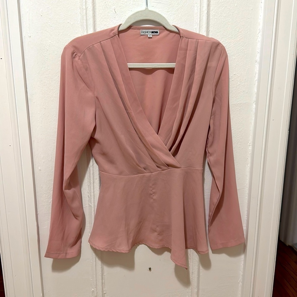 Fashion Nova Pink Blouse